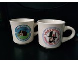 VTG Two (2) Lincoln Pilgrimage Springfield Illinois IL 1986 &amp; 1990 Cup Mugs - £17.42 GBP