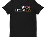 DWYANE WADE &amp; SHAQUILLE O&#39;NEAL Miami Heat T-SHIRT Retro 2006 Champs Pres... - £13.92 GBP+