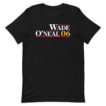 Dwyane Wade &amp; Shaquille O&#39;neal Miami Heat T-SHIRT Retro 2006 Champs Presidential - £13.97 GBP+