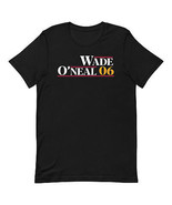 DWYANE WADE &amp; SHAQUILLE O&#39;NEAL Miami Heat T-SHIRT Retro 2006 Champs Pres... - £13.82 GBP+