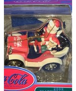 2002 Coca-Cola Platinum Series Collection Coke Ornament &quot;Mrs Claus &amp; Elf... - £7.32 GBP