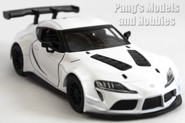 5 inch Toyota GR Supra Racing Concept 1/36 Scale Diecast Model - White - $16.82