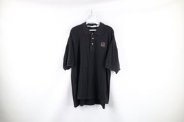 Vintage 90s Mens Large Faded Sony Playstation Gamer Collared Polo Shirt Black - £31.61 GBP