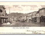 Street Vista South Piegare Washington Wa 1907 Udb Cartolina G19 - £8.15 GBP