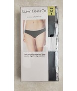 Calvin Klein Logo women&#39;s cotton stretch 5 Pack Panties Underwear Size M... - £42.42 GBP