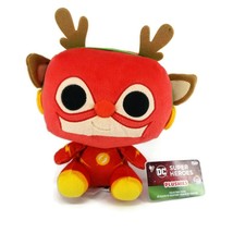 Funko Plush THE FLASH as Rudolph Reindeer Plushies DC Super Heroes Chris... - £14.17 GBP