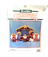 Nativity Plastic Canvas Craft Kit Bucilla Manger Scene Religious NEW 199... - £22.04 GBP