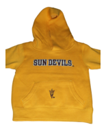 NCAA ASU Sun Devils Baby Hoodie Yellow Sweatshirt Pullover Arizona State... - £19.65 GBP