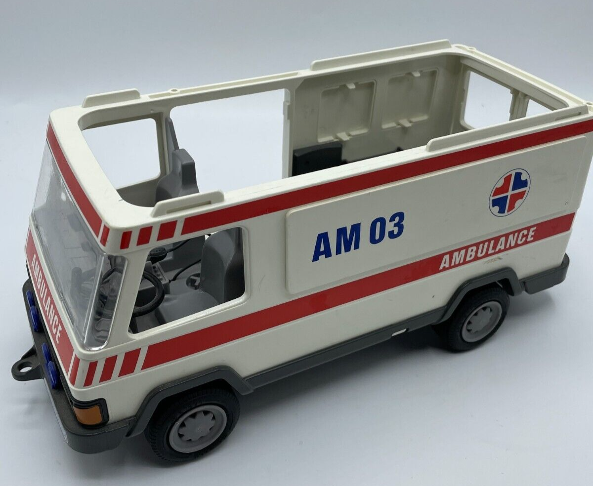 Playmobil Ambulance Vintage 1994 Geobra Accessory Toy Car Children's Toy - £5.71 GBP