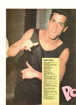 Danny Wood teen magazine pinup clipping New Kids on the block muscle shirt - £2.76 GBP