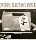 1965 General Electric Portable Vacuum Cleaner Advertisement Gadgets Tool... - €25,92 EUR