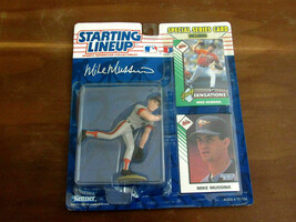 MIKE MUSSINA HOF ORIOLES YANKEES SIGNED AUTO VTG 1993 STARTING LINEUP JS... - €129,03 EUR