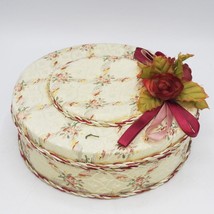 Fabric Covered Trinket Jewelry Ring Box - £52.87 GBP