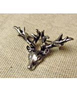 Vintage Celtic Stag Head Brooch - $777.84 MXN