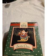 Vtg HALLMARK Santa And His Reindeer #5 of 5  In The Series Great Condition - $14.01