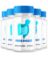 5 Pack Pure Digest Probiotic Gut Health Formula Enhance Digestive Function - $139.98