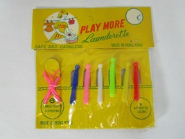 Vintage Dime Store Toy Play More Launderette Set Pink - £6.24 GBP
