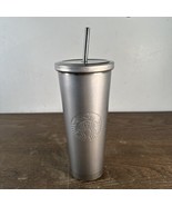 Starbucks 2015 Logo Stainless Steel Cold Cup Venti Tumbler Silve - £10.93 GBP