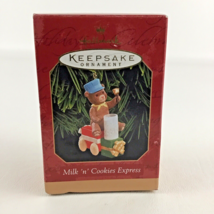 Hallmark Keepsake Christmas Tree Ornament Milk N Cookies Express Bear Vi... - $16.78