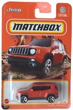 Matchbox &#39;19 Jeep Renegade, Orange 16/100, HVL82 - $7.61