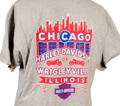 Harley Davidson Wrigleyville Chicago Cubs Tee Shirt Men&#39;s XL 2019 - £18.27 GBP