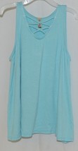 Pomelo Sky Blue Tunic Top Sleeveless Summer Top Girls Size Large - $14.99