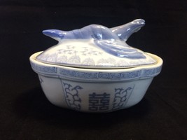 Antique Marked chinese PATE Bowl with Crab - $154.78