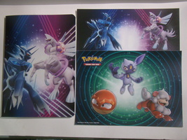 (1) Pokemon Notebook  &amp; (2) Pokemon Sticker Sheets - £9.41 GBP