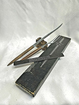 VTG Kinfolks Chrome 2 Pc Knife Fork Concave Knives Cut Keen Carving Set In Box - £23.99 GBP