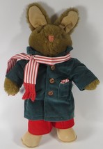 Vintage Plush HEARTLINE Bunny Rabbit Tailcoat Pants Scarf 14&quot; RARE Korea... - $36.62