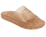 Coach Women Slide Sandals Ulyssa Rubber Slide Size US 5B Dark Gold Glitter - $65.34