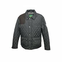 The Royals Parks British Club Mens Large Jacket Black Full Zip Bomber Quilted - $32.30