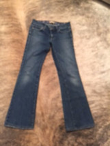 NWOT PAIGE Medium Wash Flared Jeans SZ 27 &quot;Hollywood Hills&quot; Made in USA - £46.69 GBP