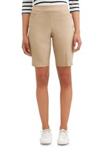 Time And Tru Women&#39;s Pull On Millennium Bermuda Shorts XX-Large 20 Brownstone - £15.08 GBP
