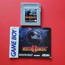 Mortal Kombat II 2 with Manual Nintendo Game Boy Original Authentic Works - £25.70 GBP