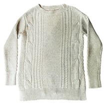 Gap Vintage Cable Knit Sweater Wool Blend Women&#39;s Ivory Cream Size XS - £15.73 GBP
