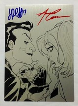 New METAL Art Print Amanda Conner Jimmy Palmiotti SIGNED Joker &amp; Harley Quinn - £35.02 GBP