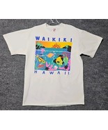 Vintage 1980s JERZEES Mens Waikiki Hawaii T Shirt Single Stitch USA Larg... - $1,332.21 MXN