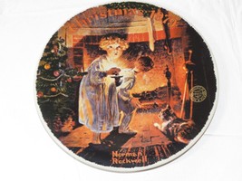 Christmas 1979 Norman Rockwell Somebody&#39;s Up There Knowles Plate ~ - $15.43