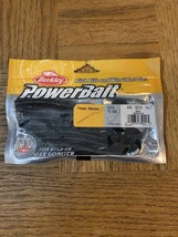 Berkley PowerBait #PBBPW4-BL 4&quot;  Power Worm Black-1pk of 15pcs-NEW-SHIP ... - $34.53