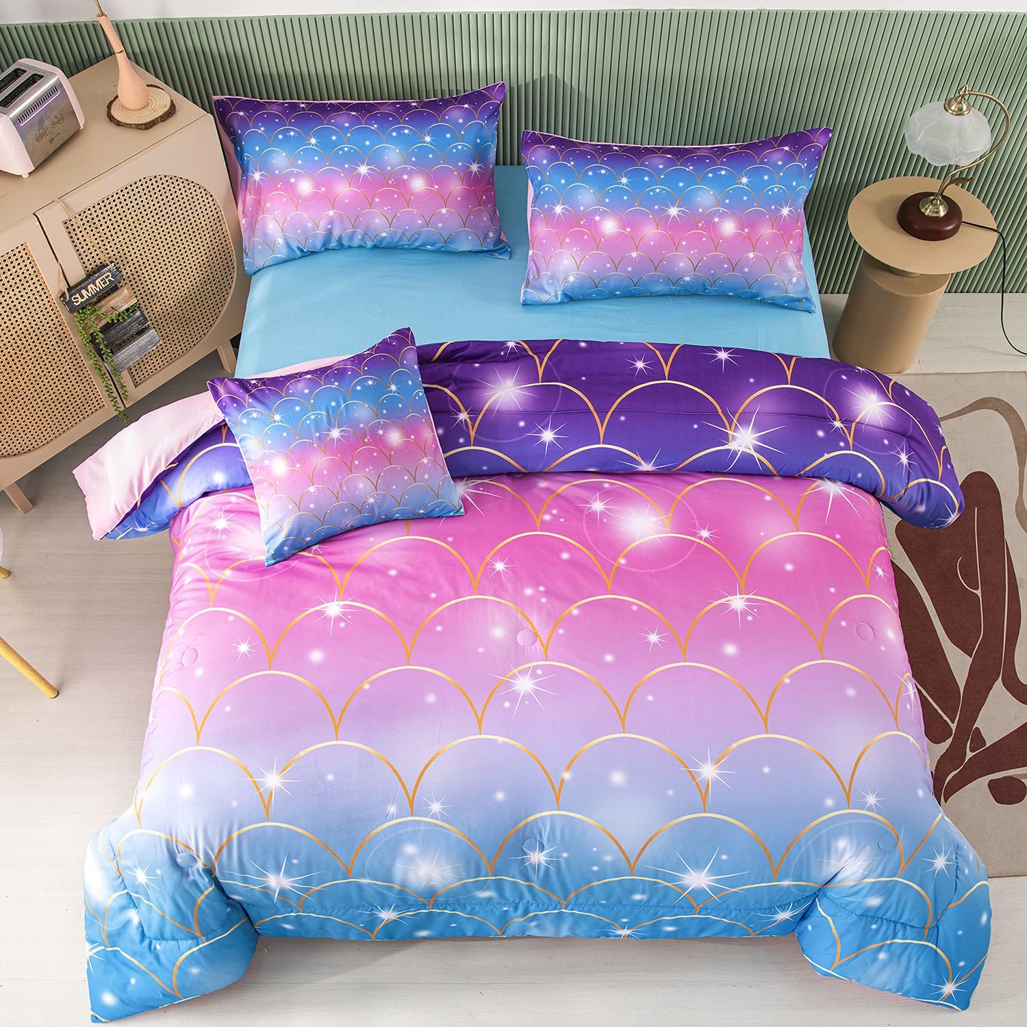 Mermaid bed in a bag online