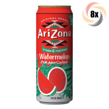 8x Cans Arizona Watermelon Fruit Juice Cocktail 23oz ( Fast Free Shipping ) - £25.56 GBP