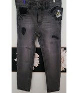 Art Class Brand Jeans ~ Girl&#39;s Size 7 ~ Gray ~ Distressed ~ Adjustable W... - $30.69 CAD