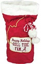 Ncaa Univ Of Alabama Roll Tide &quot;Happy Holidays Wine Drawstring Bag New - £11.61 GBP
