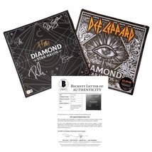 Def Leppard Signed Album Diamond Star Halos Record Album Beckett COA Aut... - £380.60 GBP