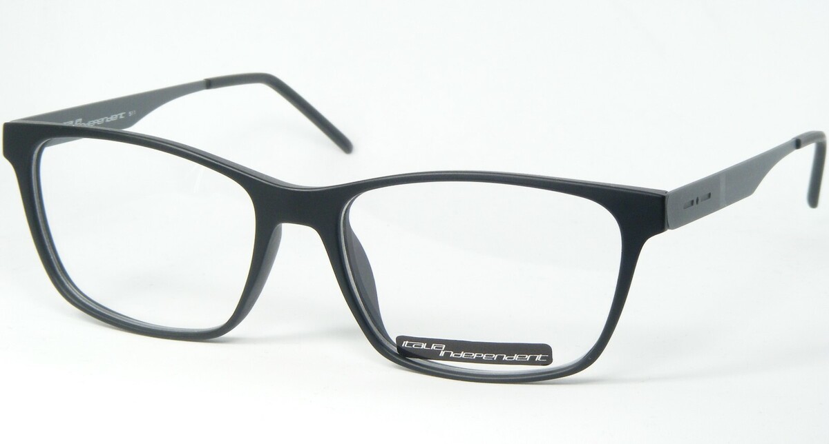 Italia Independent 5804 009 511 OCCHIALI NERI MATT 53-16-140mm Italia 2.0 - $80.95