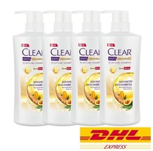 4 x CLEAR Advanced Anti-Hair Fall Shampoo Anti-dandruff Scalp Care Shampoo 435ml - £73.56 GBP