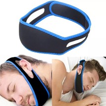 Anti Snore Sleep Apnea Stop Snoring Chin Strap Headband Mask NEW - $9.89