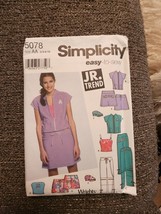 Simplicity Easy to Sew Jr. Trend Pattern #5078   Size AA 3/4-9/10 - £10.08 GBP