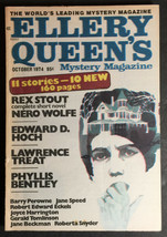 Ellery Queen&#39;s Mystery Magazine October 1974 Stout Hoch Treat Bentley - £3.96 GBP